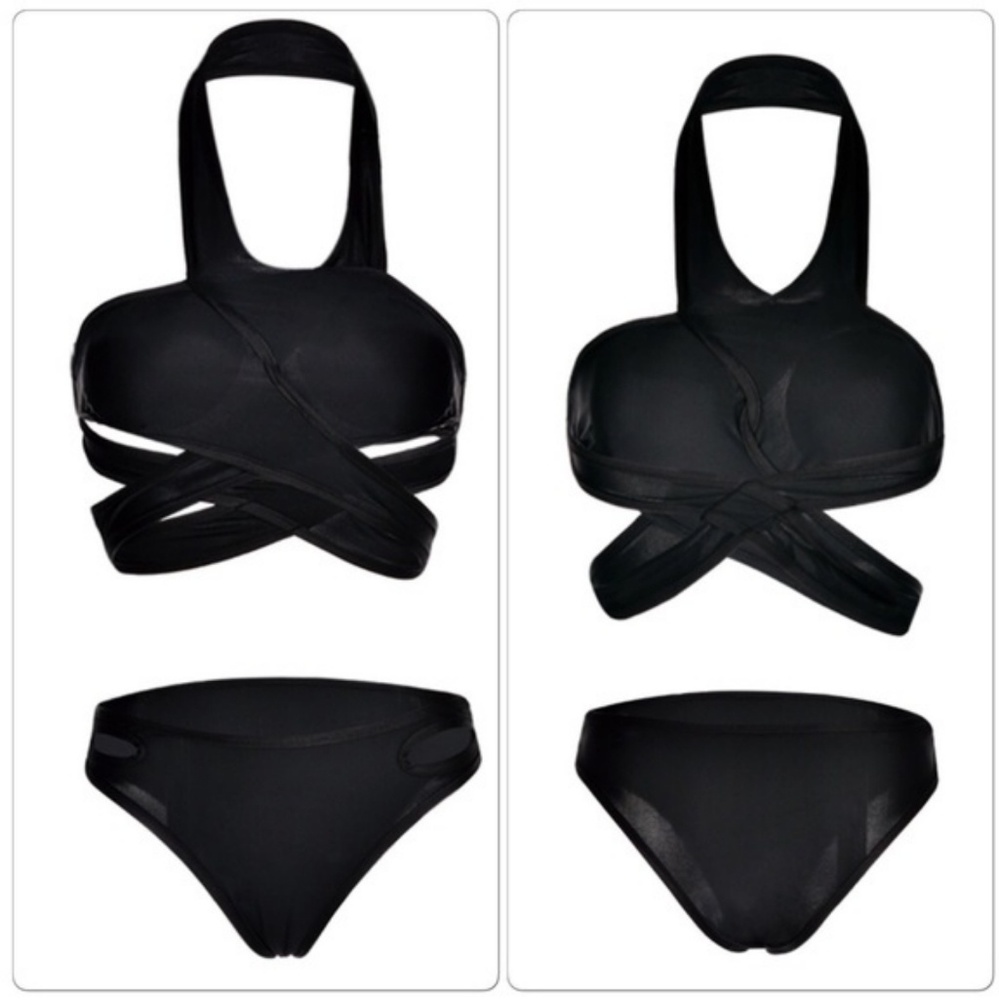 🎉 Black Swim Suit Bikini - Picture 4 of 8